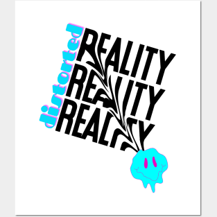 Distorted Reality Vibes Tee! Posters and Art